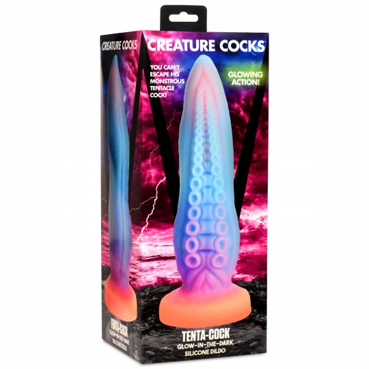Tenta-Cock Glow-in-the-dark Dildo