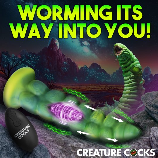 Squirmer Thrusting Vibrating Dildo