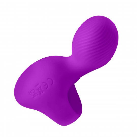 Silicone Finger Vibrator Purple