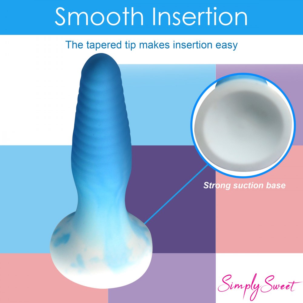 3 Piece Blue Silicone Butt Plug