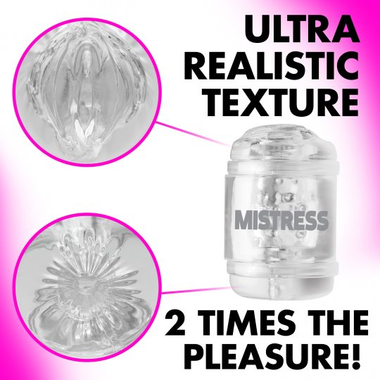 Double Shot Stroker Pussy and Ass/Clear