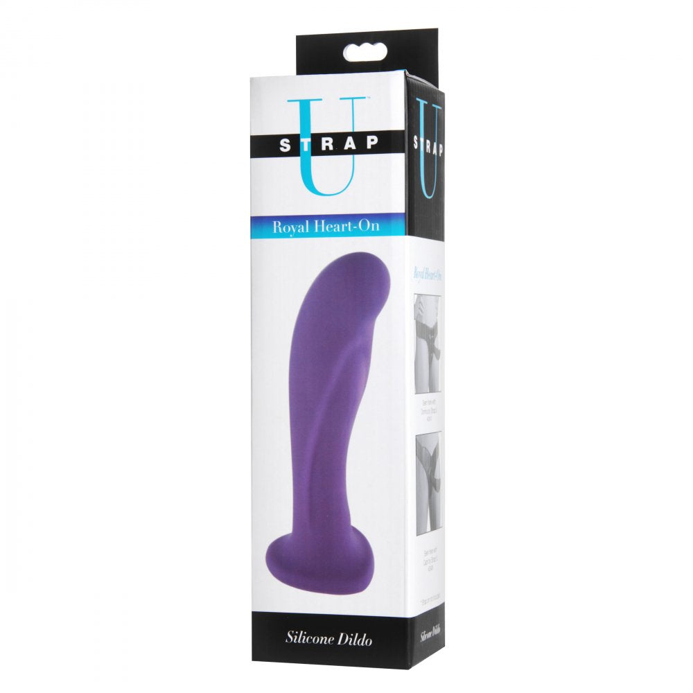 Royal Heart on Silicone Harness Dildo