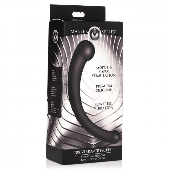 10X Vibra-crescent Vibrating Dual Ended Dildo