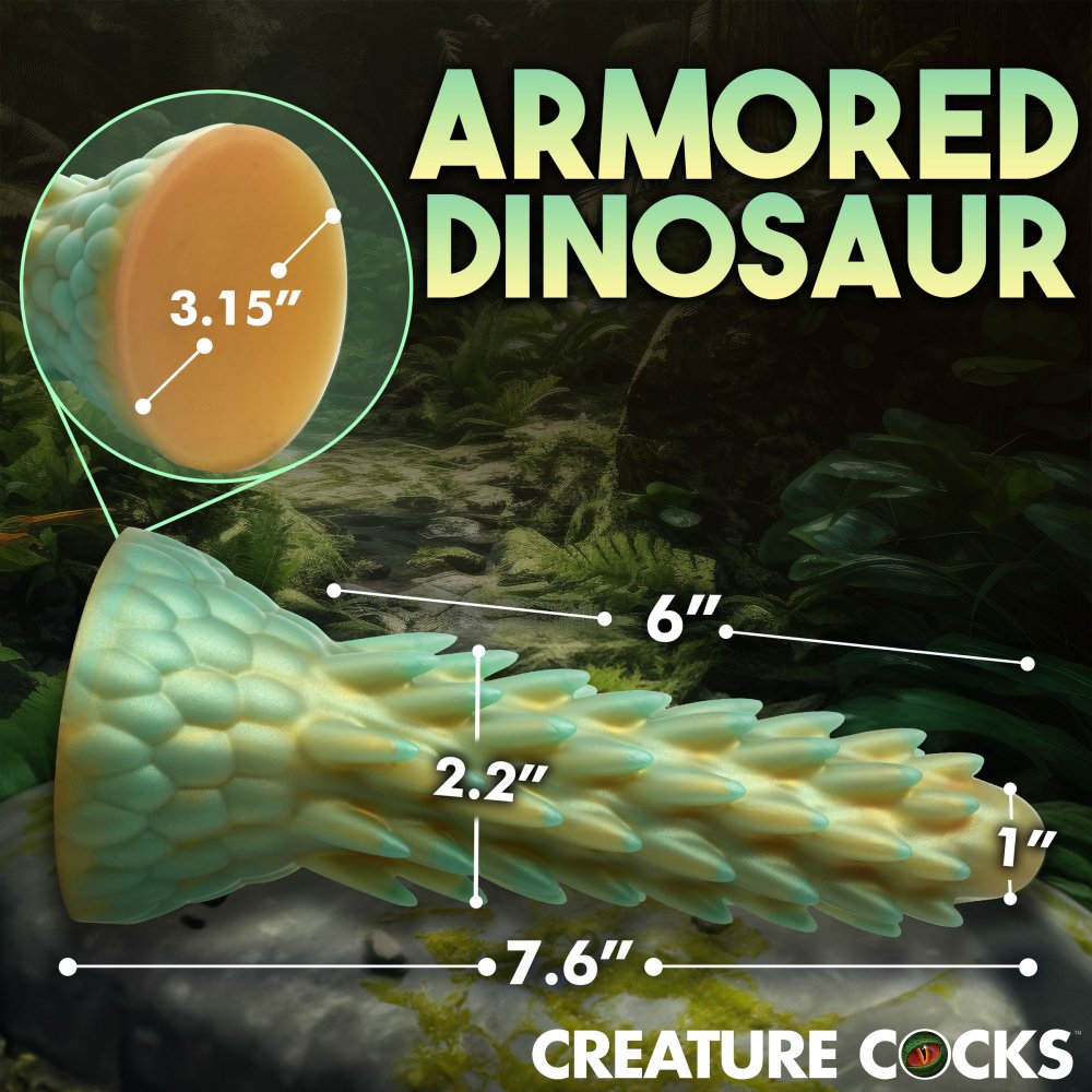 Stegasaurus Spiky Reptile Dildo