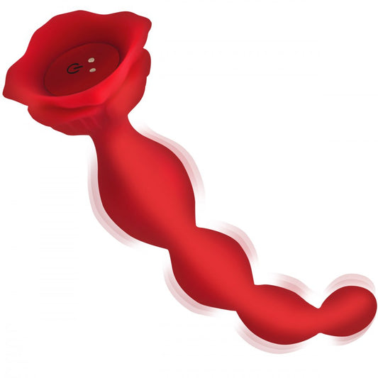 9X Beaded Bloom Rose Vibrator