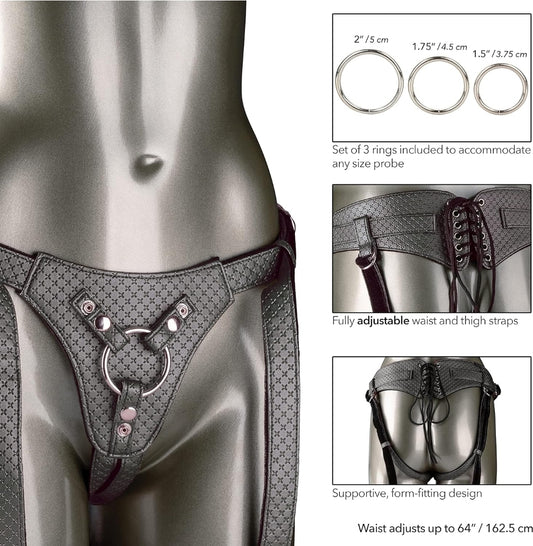 CalExotics Silver Harness/Adjustable