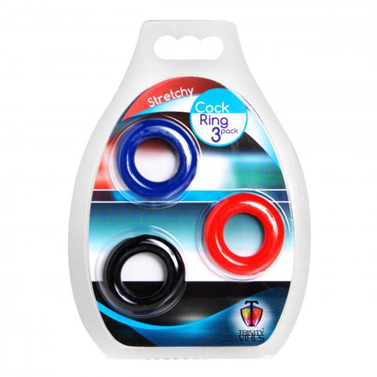 Cock Ring Stretchy 3 Pack