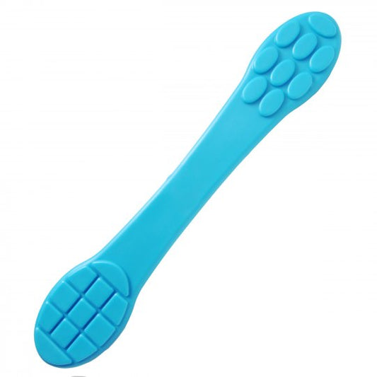 Ball Slapper Textured Blue Silicone