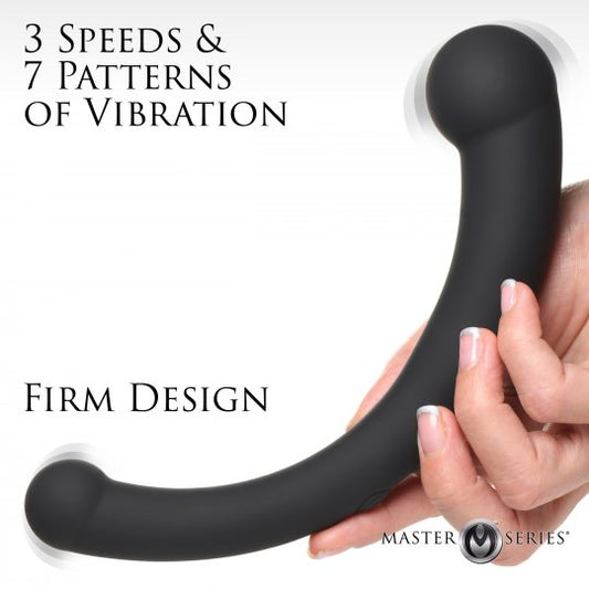 10X Vibra-crescent Vibrating Dual Ended Dildo